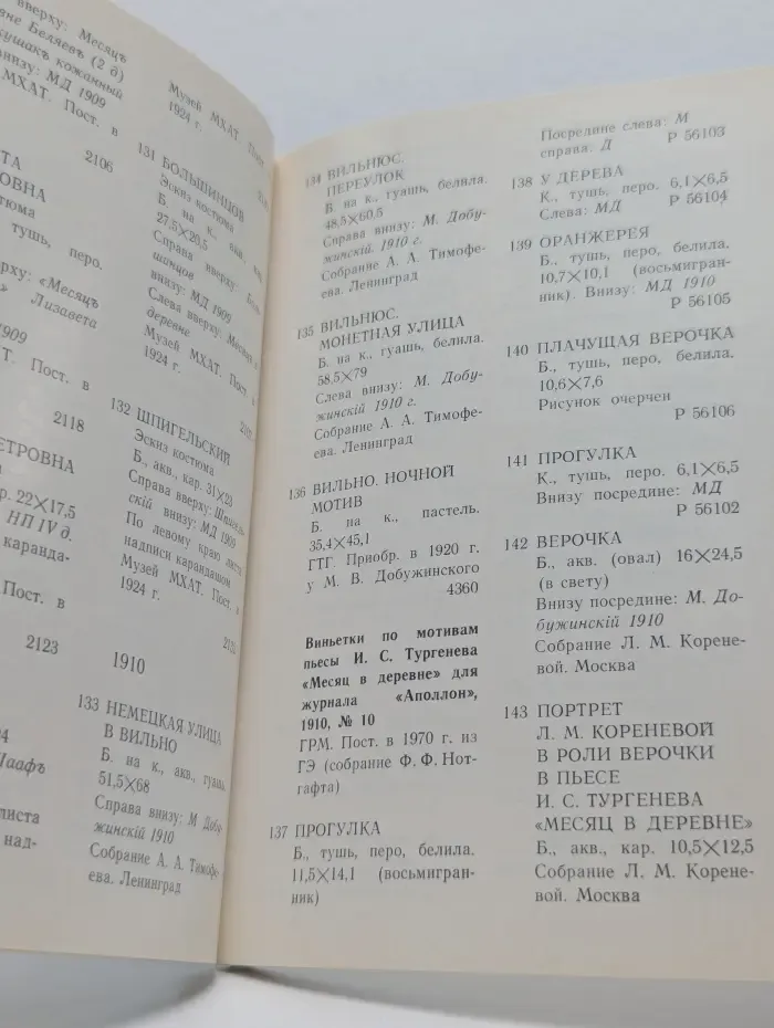 М. В. Добужинский. 1875-1975