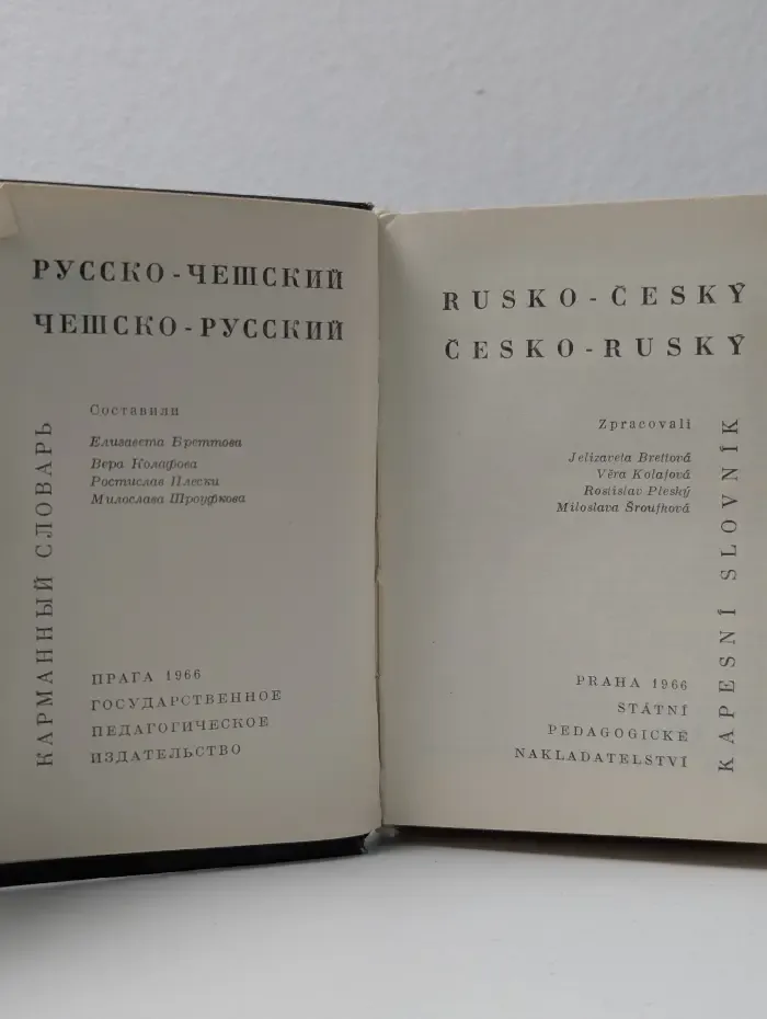 Русско-чешский, чешско-русский карманный словарь
