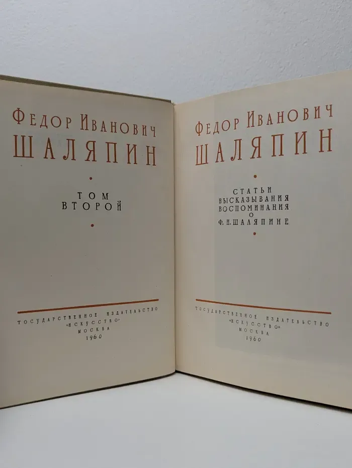 Федор Иванович Шаляпин. В 2 томах. Том 2