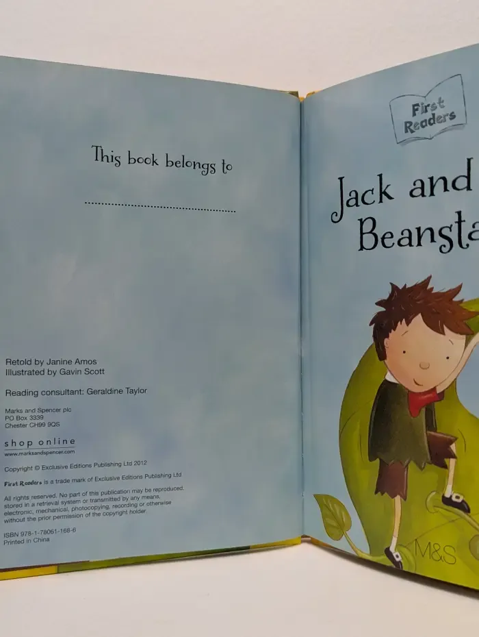 First Readers. Jack and the Beanstalk
