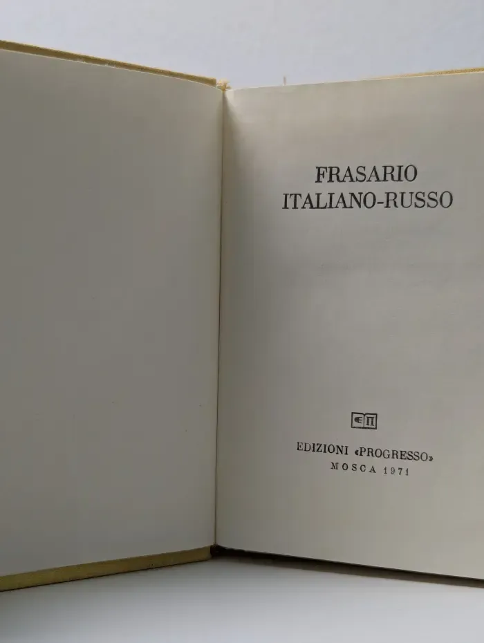 Frasario Italiano-Russo. Итальянско-русский разговорник