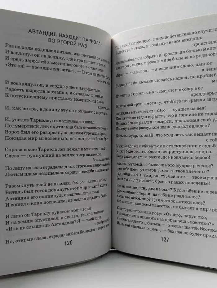 Классика в школе. Витязь в тигровой шкуре