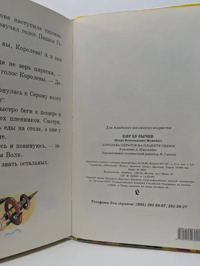Библиотека школьника. Королева пиратов на планете сказок