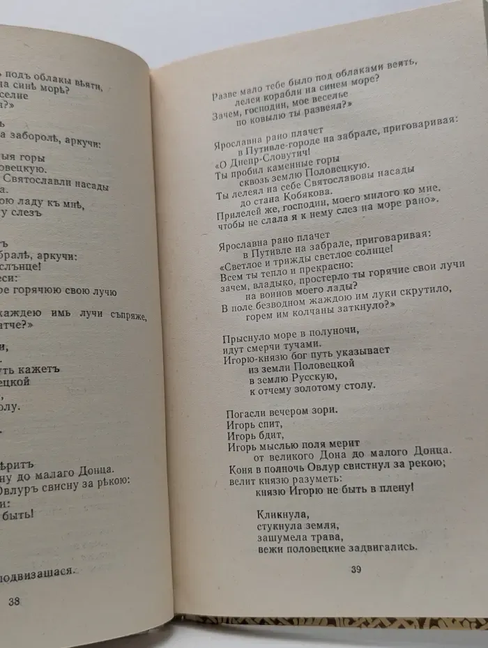 Школьная библиотека. Слово о полку Игореве