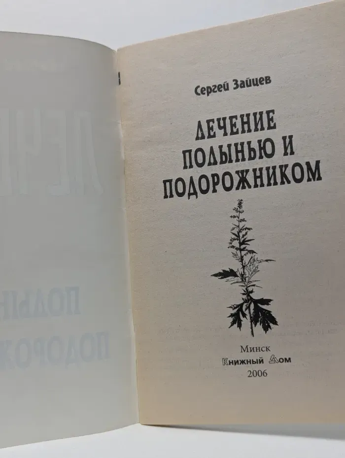 Лечение полынью и подорожником