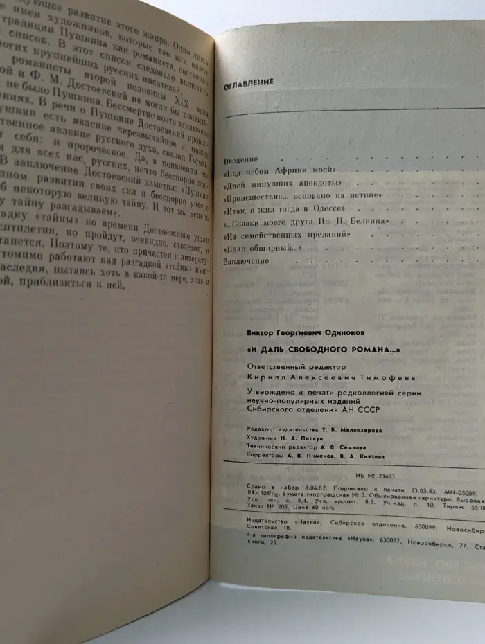 Литературоведение и языкознание. И даль свободного романа...