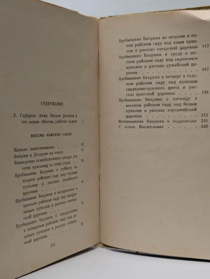 Восемь райских садов