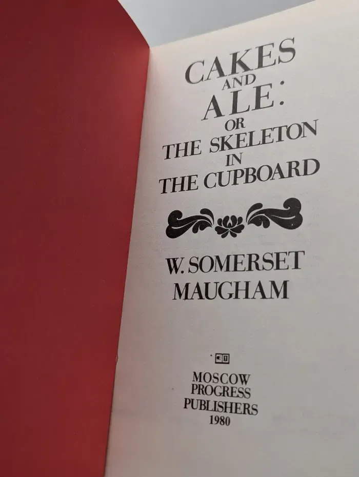 Cakes and Ale. Or The Skeleton in the Cupboard