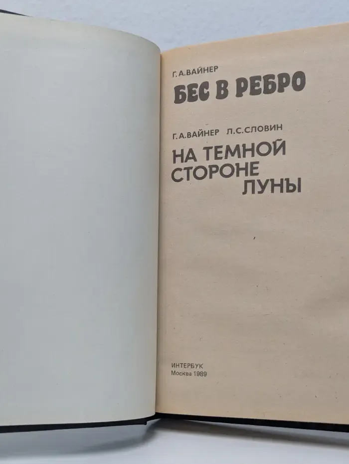 Бес в ребро. На темной стороне луны