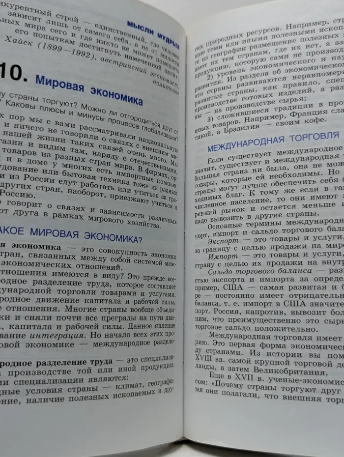 Академический школьный учебник. Обществознание. Учебник. 11 класс