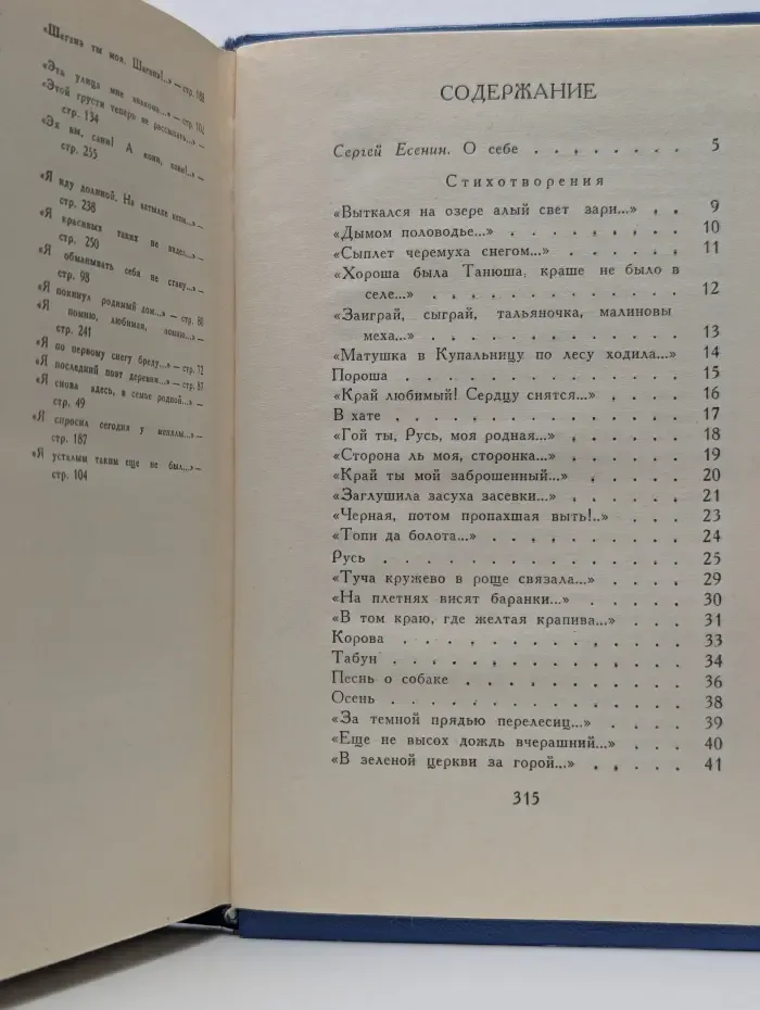 Поэтическая Россия. С. А. Есенин. Рябиновый костер. Стихотворения