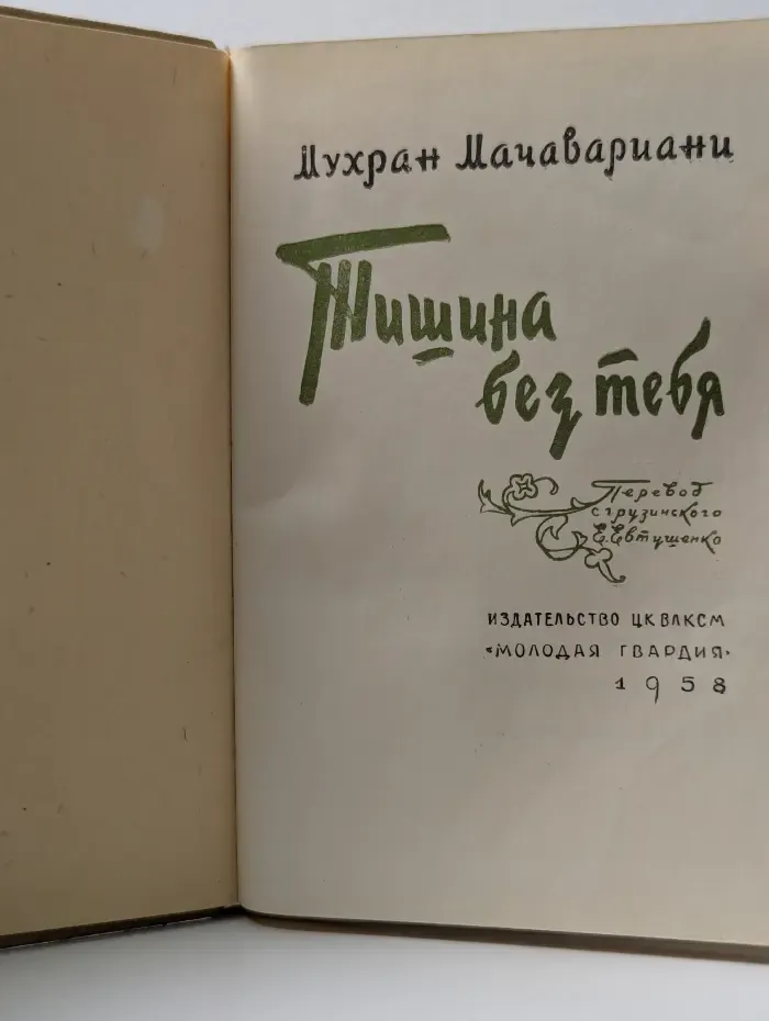 Тишина без тебя