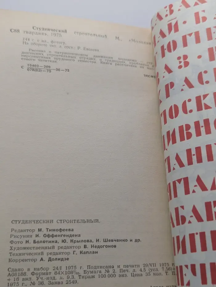 Студенческий строительный