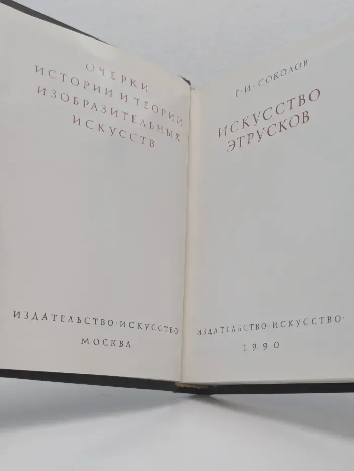 Очерки истории и теории изобразительных искусств. Искусство этрусков