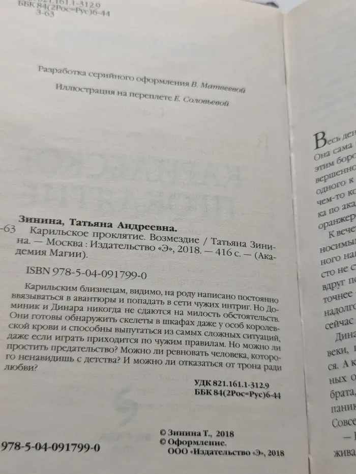 Академия Магии. Карильское проклятие. Возмездие