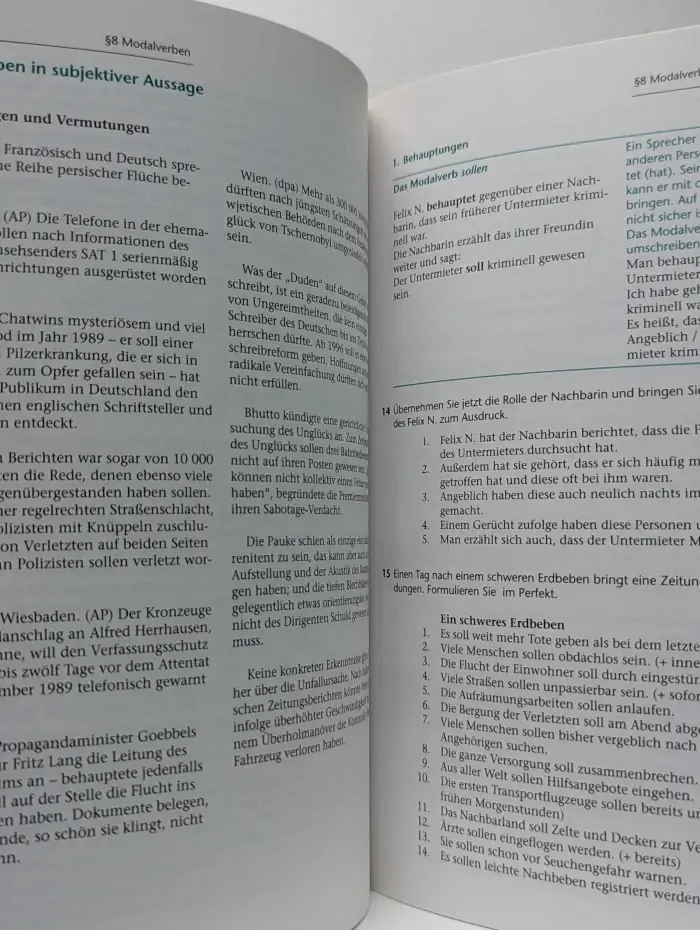 Übungsgrammatik für Fortgeschrittene. Deutsch als Fremdsprache