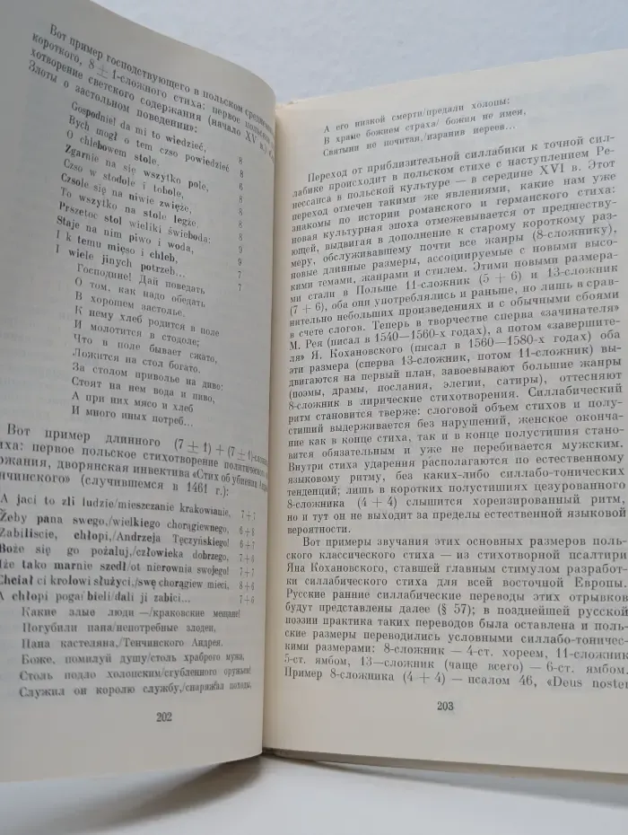 Очерк истории европейского стиха