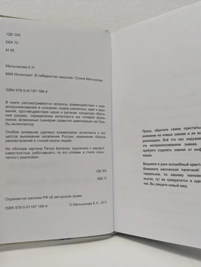 Интеллект. В лабиринтах смыслов