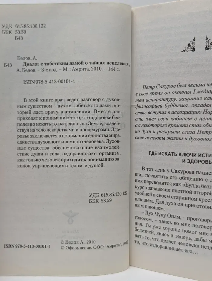 Диалог с тибетским ламой о тайнах исцеления