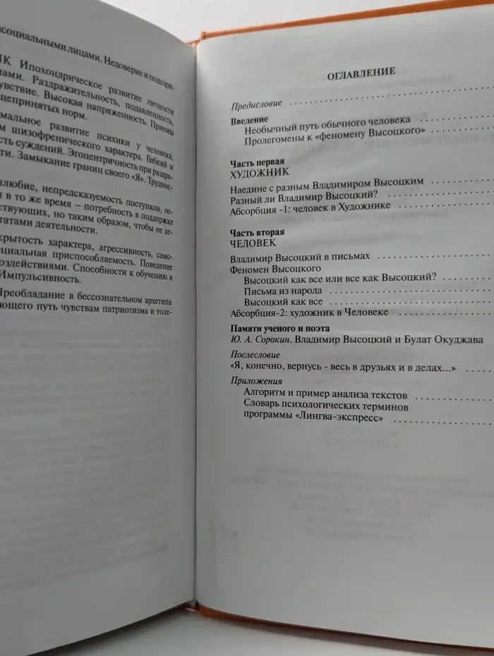 XX век + Междисциплинарные исследования. Владимир Высоцкий. Художник и человек