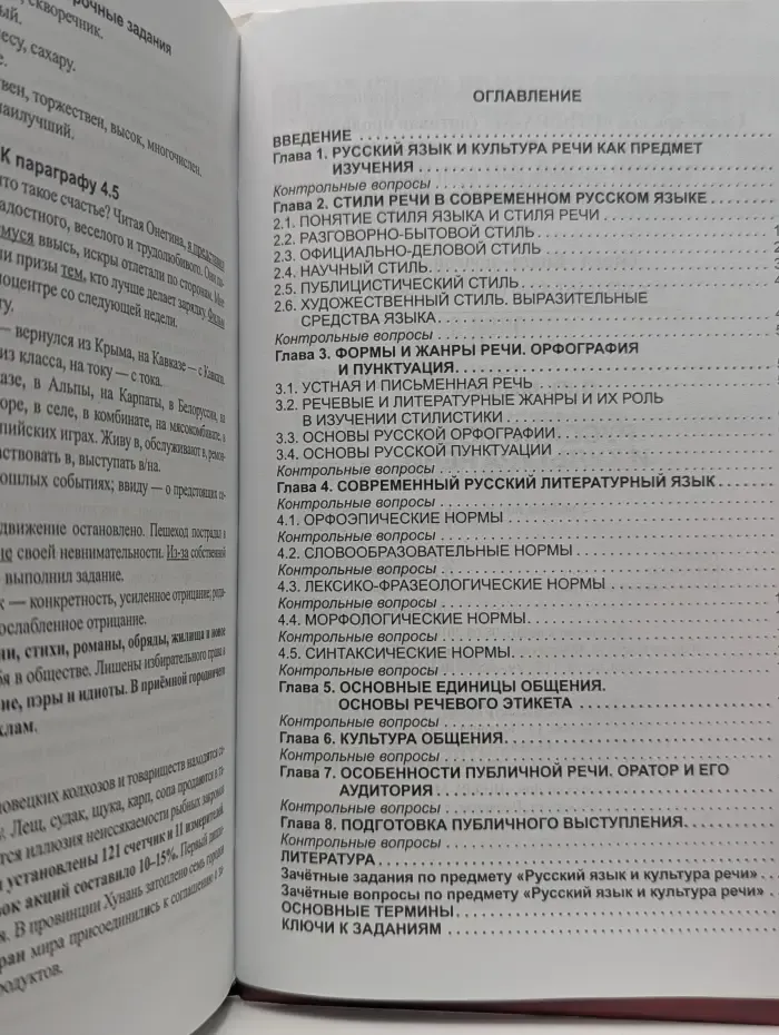 Высшее образование. Русский язык и культура речи