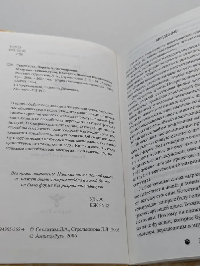 За гранью непознанного. Матрица – основа души