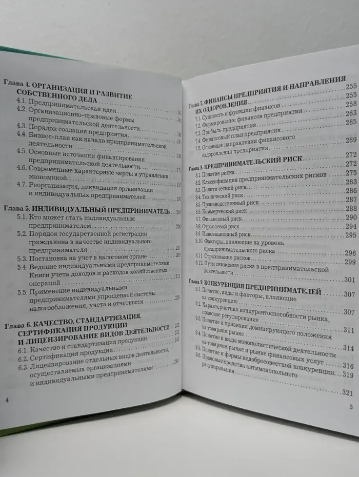 Организация предпринимательской деятельности