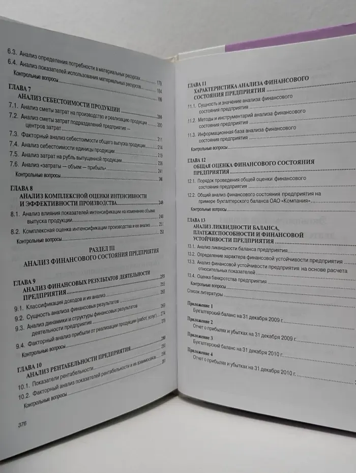 Высшее образование. Экономический анализ деятельности предприятия