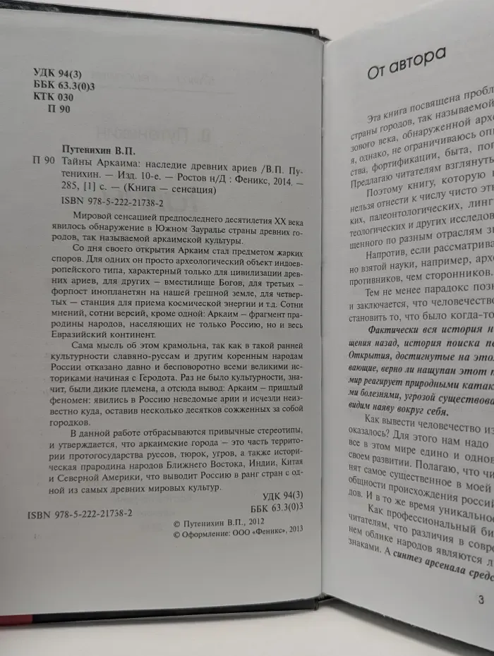 Книга-сенсация. Тайны Аркаима: Наследие древних ариев