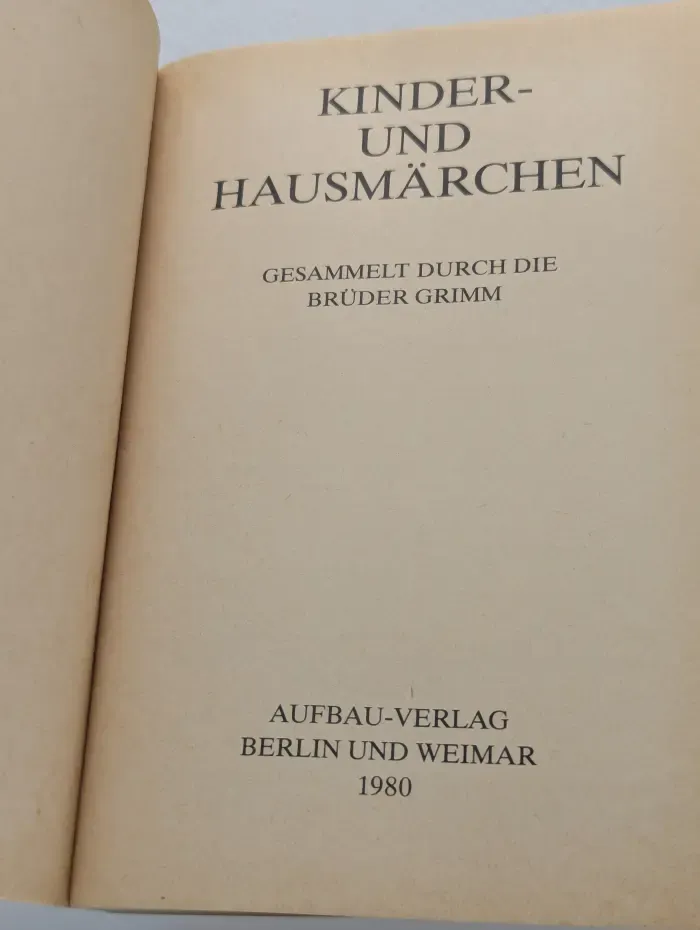 Kinder- und Hausmarchen