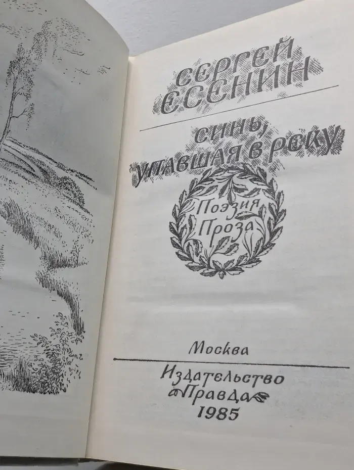 Синь, упавшая в реку