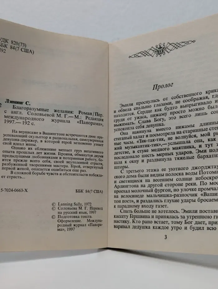 Панорама романов о любви. Благоразумные желания