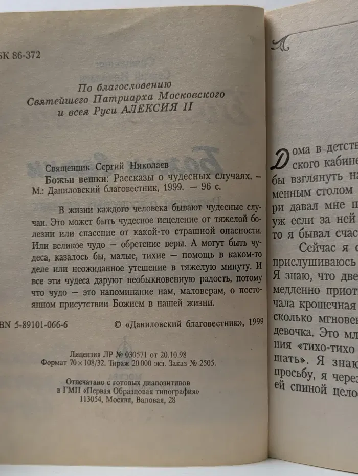 Божьи вешки. Рассказы о чудесных случаях
