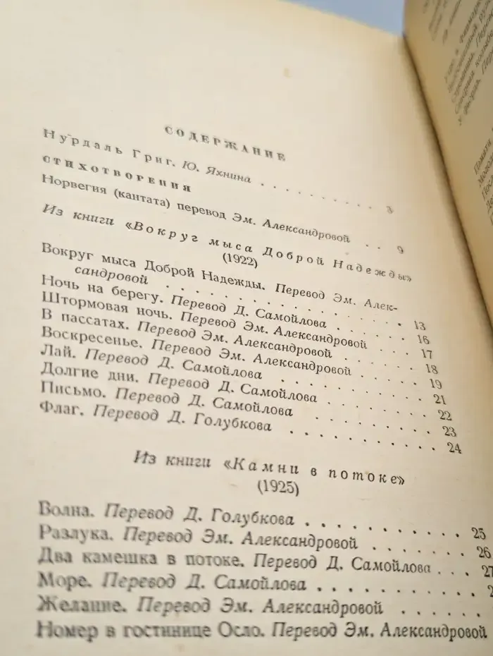 Нурдаль Григ. Избранное