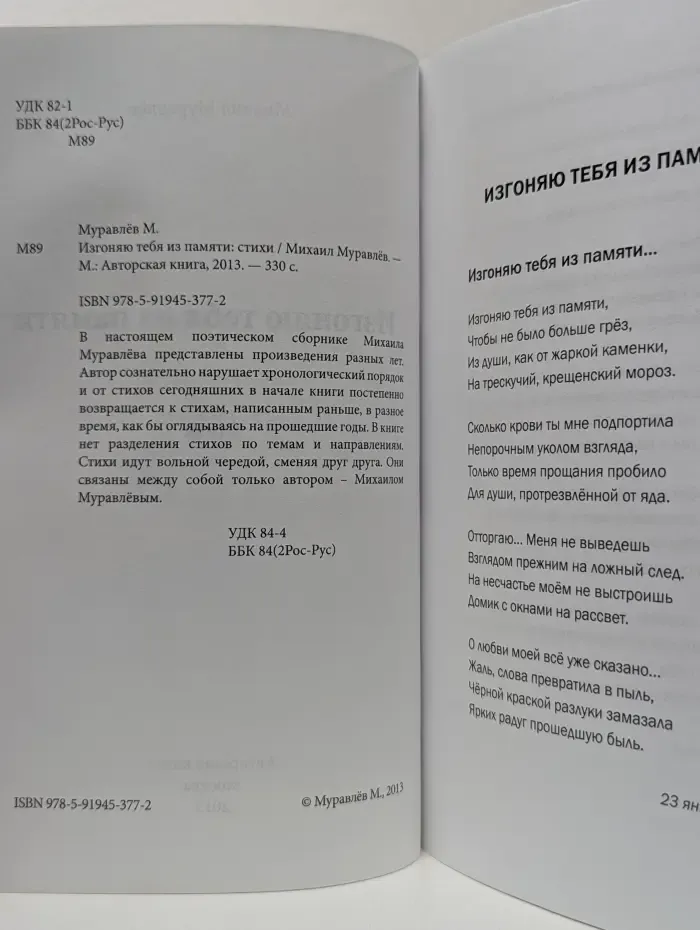Изгоню тебя из памяти