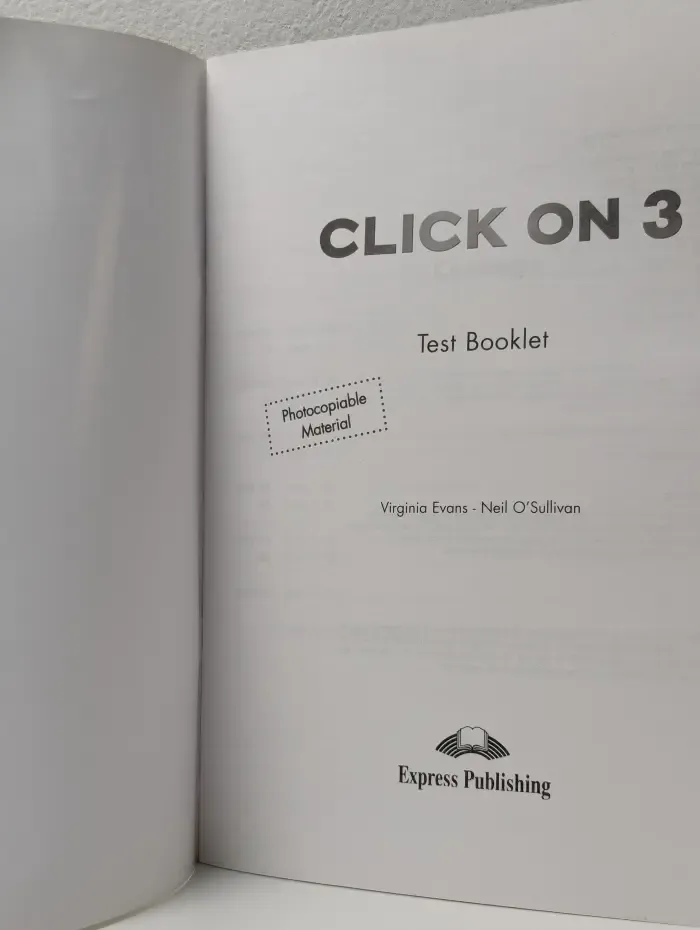 Click On 3 Test Booklet