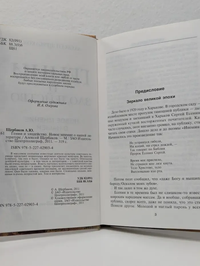 Гении и злодейство. Новое мнение о нашей литературе