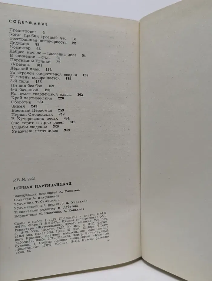 Первая партизанская