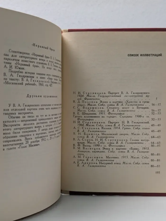 Гиляровский и художники