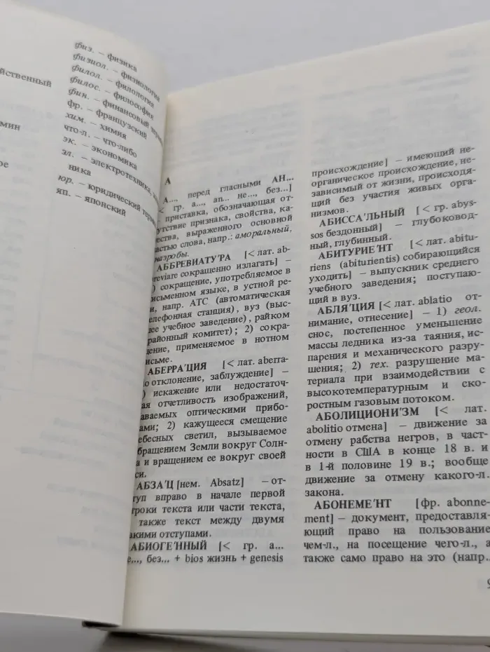 Краткий словарь иностранных слов