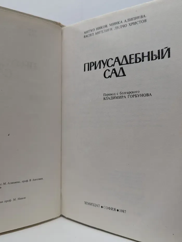Приусадебный сад