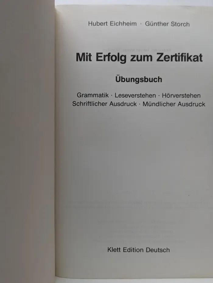 Mit Erfolg zum Zertifikat