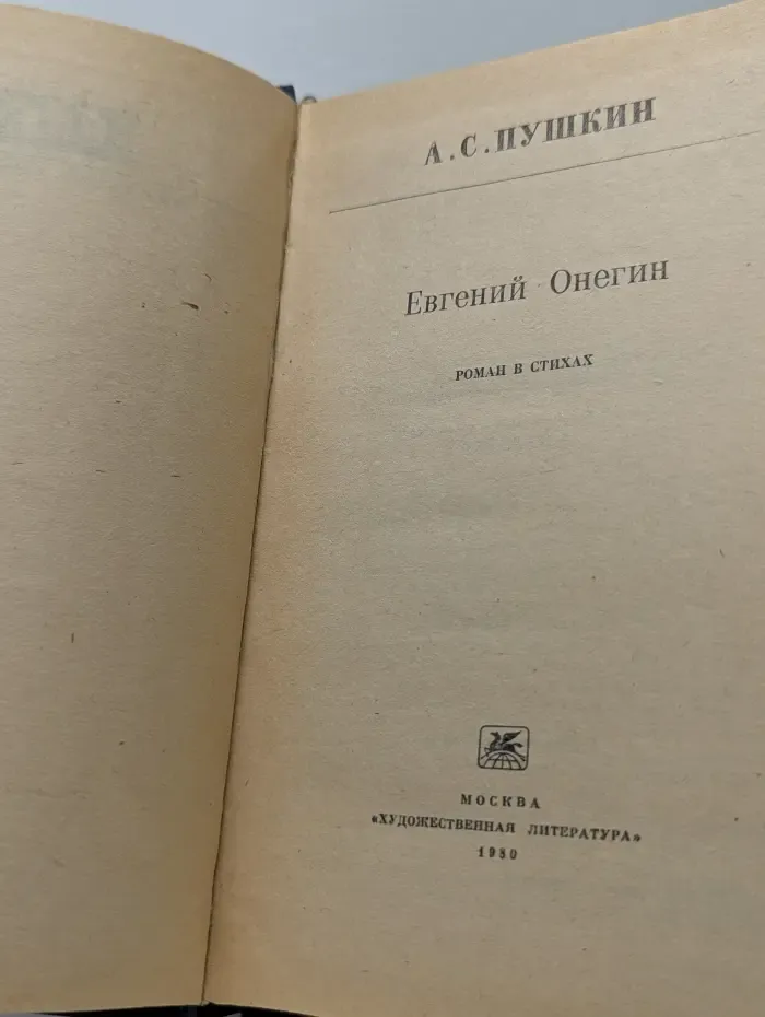 Школьная библиотека. Евгений Онегин