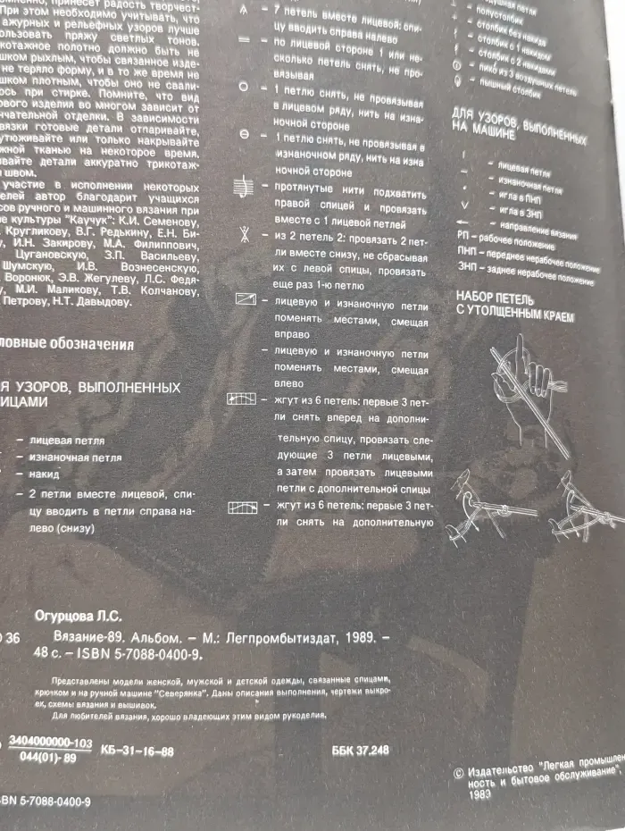 Вязание-89. Альбом