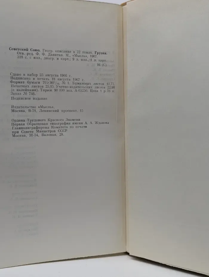 Советский Союз. Грузия