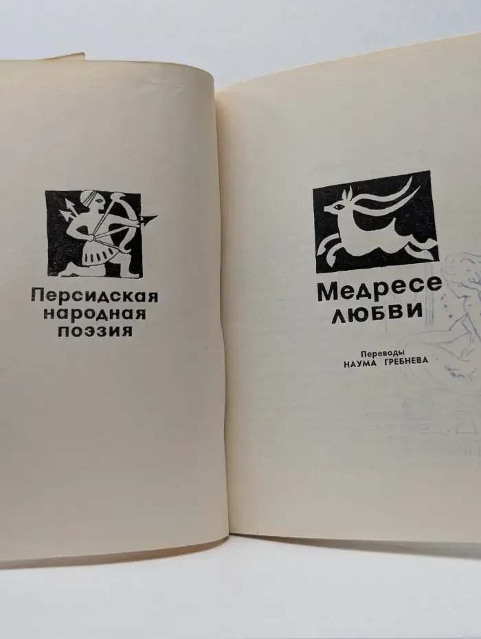 Персидская народная поэзия. Медресе любви
