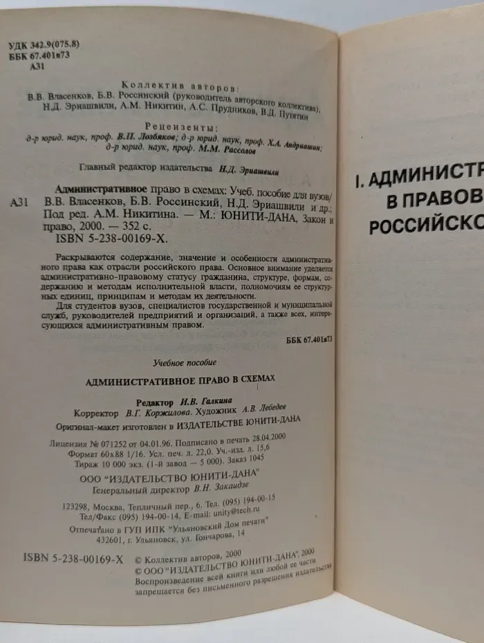 Административное право в схемах