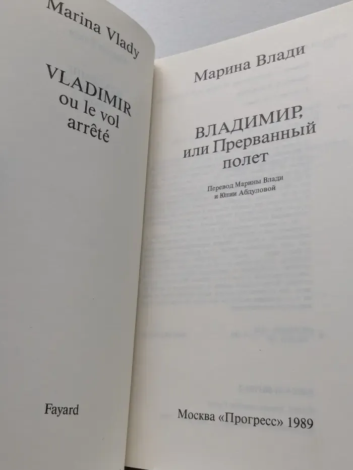Владимир, или Прерванный полет