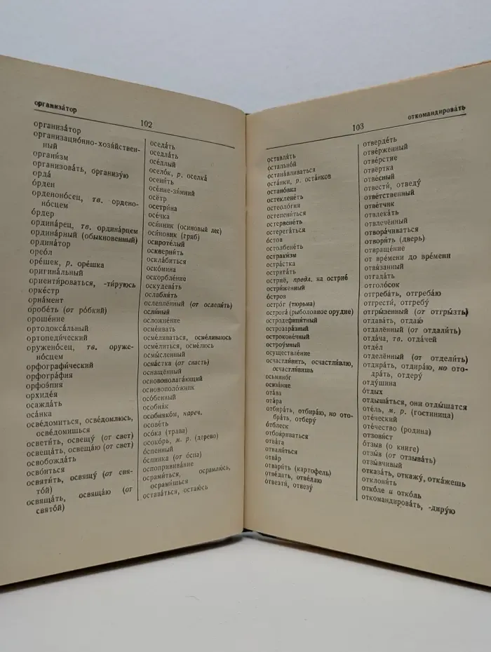 Орфографический словарь