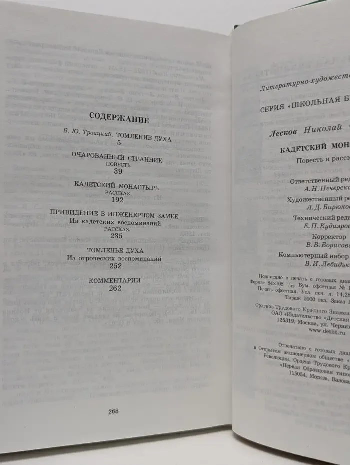 Школьная библиотека. Кадетский монастырь